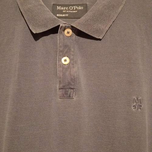 Marc O'Polo Polo Shirt L gray denim style like new
