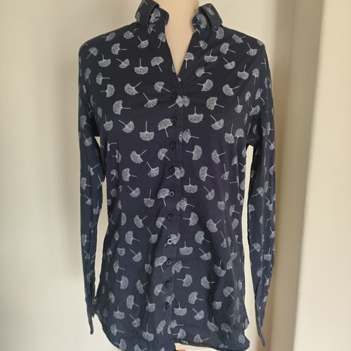 Cavallaro Napoli women's blue printed shirt like new