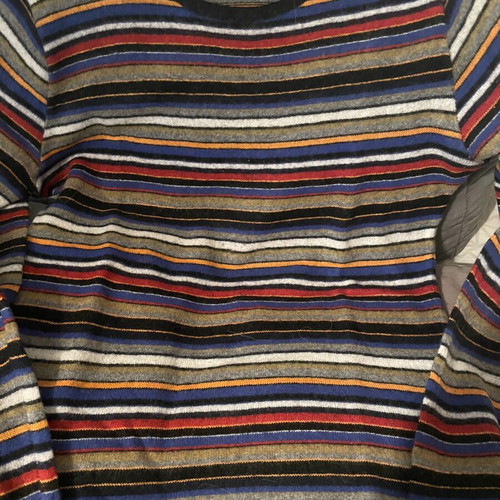 Leonard's striped lambswool sweater, size M