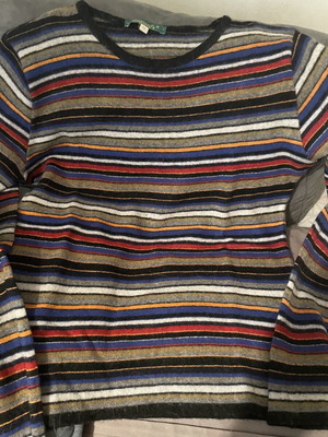 Leonard's striped lambswool sweater, size M