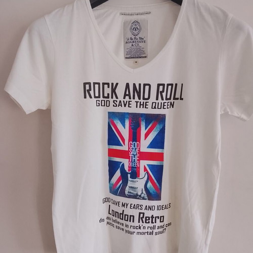 Men's short-sleeve t-shirt white, size M, like new