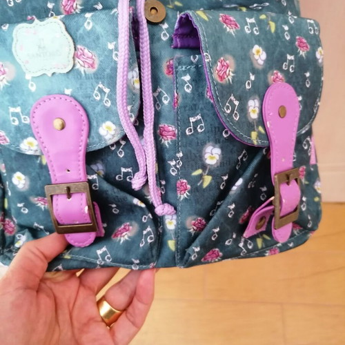 Santoro backpack like new, purple
