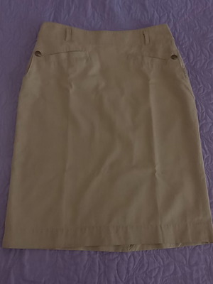 GF FERRE skirt like new, beige and brown, size M
