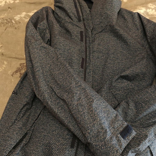Burton men's jacket like new, size large, gray and blue
