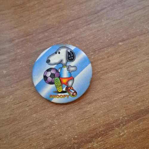 Metal Snoopy pin used