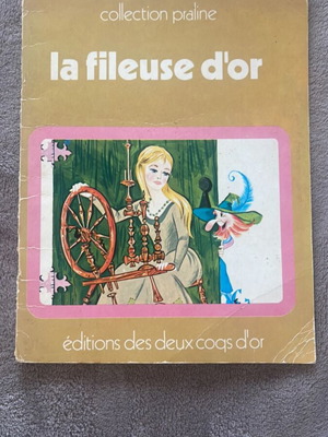 Vintage children's book La Fileuse d'or used, French