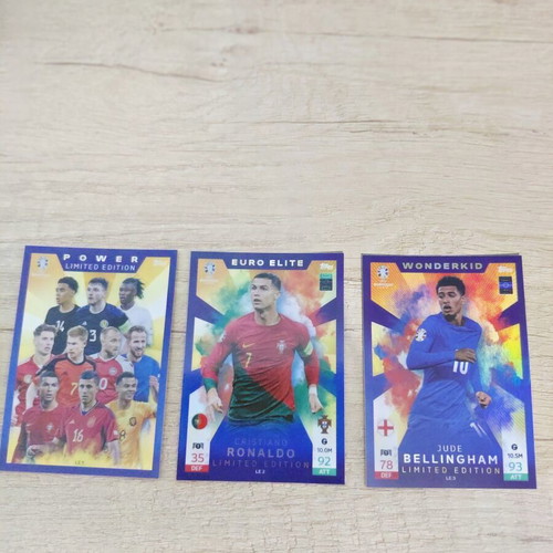 Euro 2024 limited edition cards like new