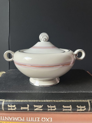 Vintage Porcelain Sugar Bowl Pirkenhammer like new, Art Deco style
