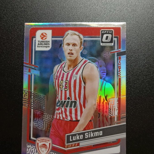Sikma Olympiakos Silver Optic Card like new Panini Euroleague