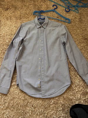 Zara striped men's shirt used, size M, slim fit