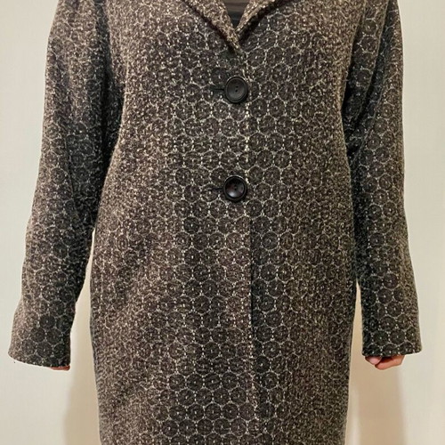 Anastasio Young women's coat like new, black and grey, L/XL