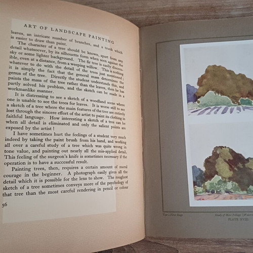 The Art of Landscape Painting book used, English edition by Leonard Richmond