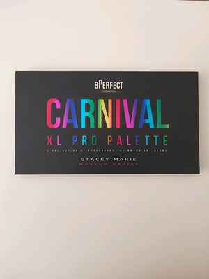 BPerfect Carnival XL pro palette Stacey Marie σαν καινούργιο, παλέτα με σκιές και highlighter