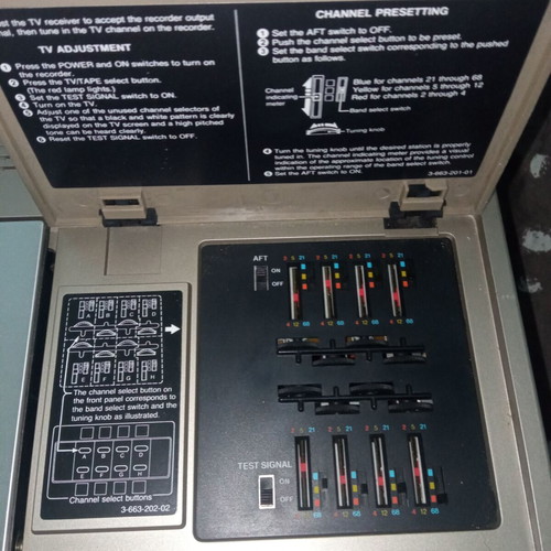 Sony Betamax Video Cassette Recorder SL-T7MER used