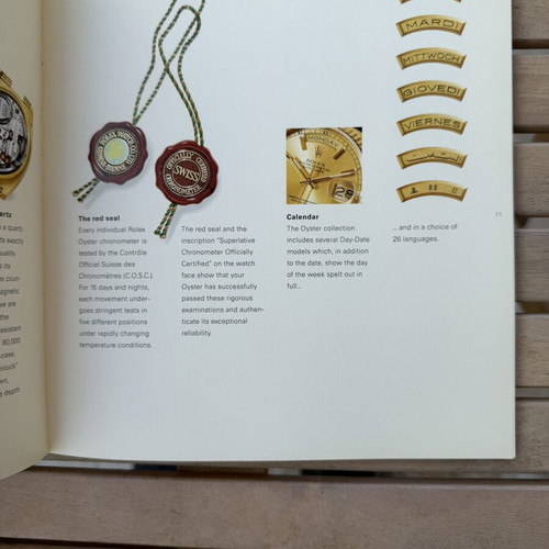 Rolex Oyster Catalogue used with English price references