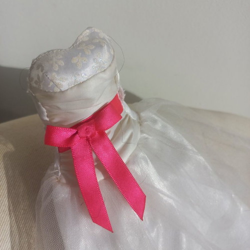 Authentic Barbie "I can be bride" wedding dress like new