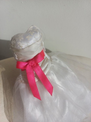 Authentic Barbie "I can be bride" wedding dress like new
