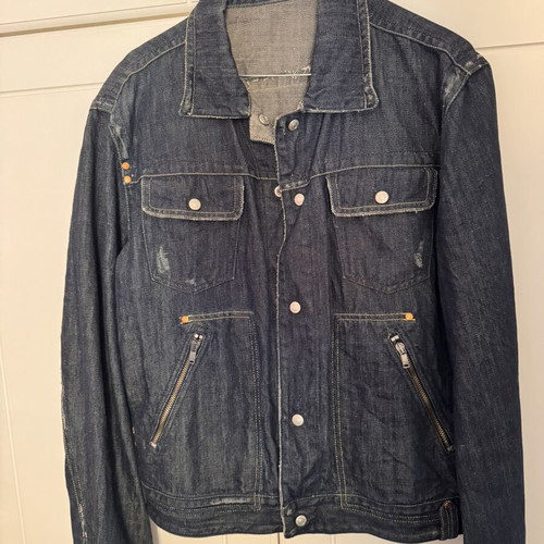 Diesel men's denim jacket, size large, slim fit