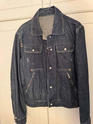 Diesel men's denim jacket, size large, slim fit
