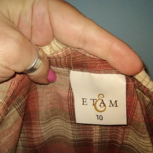 Etam Vintage Women's Pajama Pants L/XL like new, cotton and linen