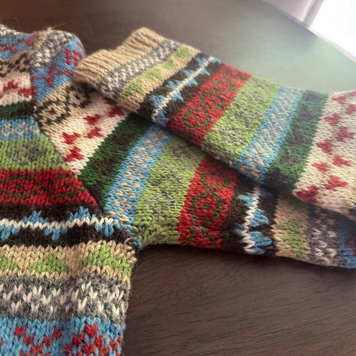 Benetton United Colors multicolor knit sweater M
