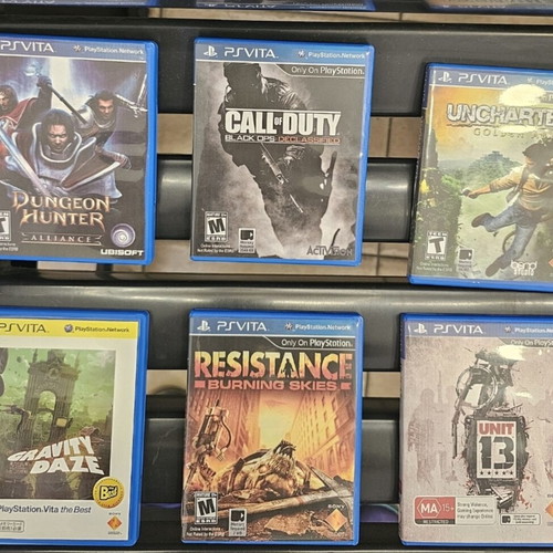 PS Vita games used, action genre