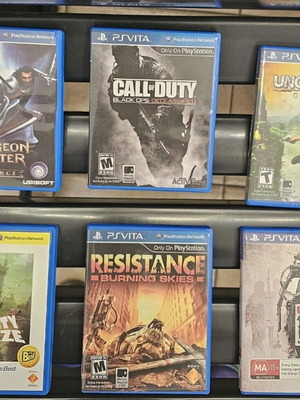 PS Vita games used, action genre