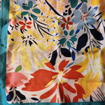 Silk texture scarf new multicolor