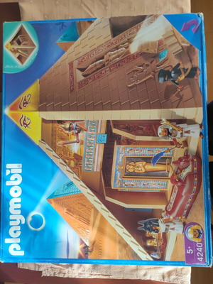 Playmobil 4240 Egyptian Pyramid set used, complete construction
