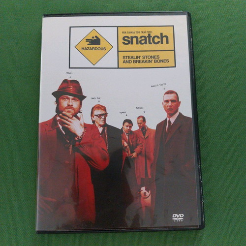 Snatch DVD new, crime movie with subtitles