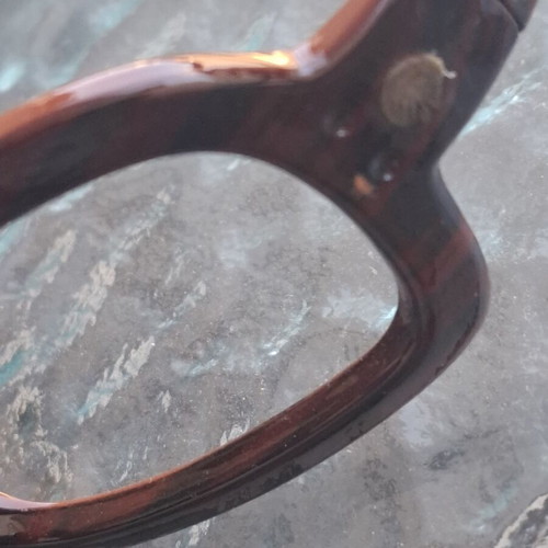 Christian Dior SPH2490/C vintage γυαλιά ηλίου με περιμετρικό φακό, καφέ