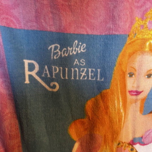 Barbie beach towel, new, 145 x 80 cm