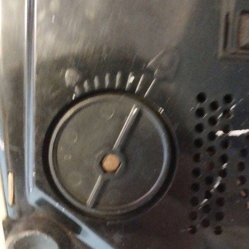 Retro telephone device with gossip used