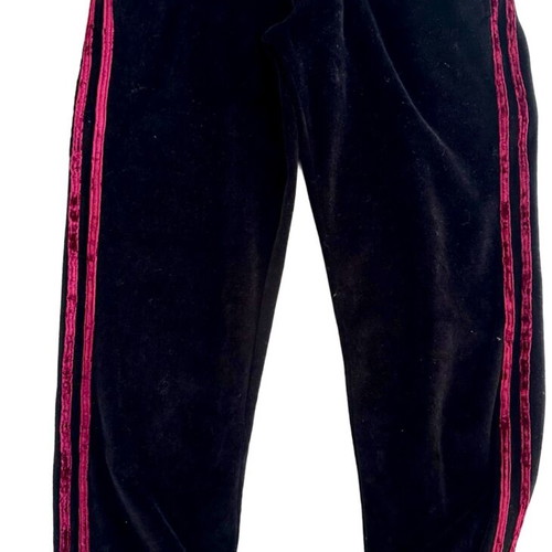 Sugarfree velvet set like new, black and pink