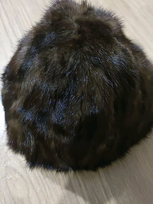 Fur hat women's vizon like new brown