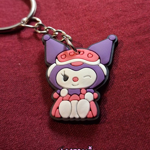 Kuromi keychains set of 8 new by Sanrio