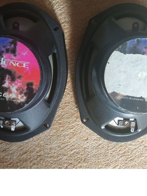 Cadence CSC691 Oval 3-Way Car Speakers 6x9 Inches Like New