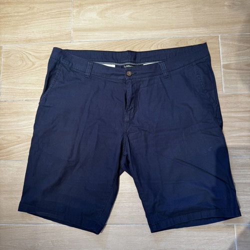 Livergy men's fabric bermuda shorts used, size XXL, blue