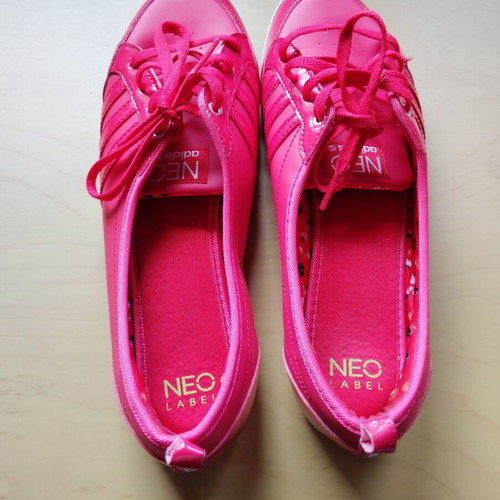 Adidas Neo red ballerina shoes size 42 like new
