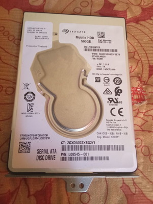 Seagate Mobile HDD 500GB slim 2.5" SATA III like new