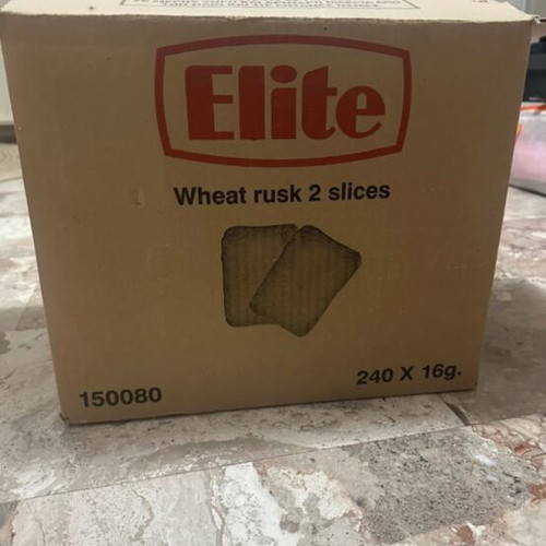 Elite rusks in individual packaging, about 210 pieces