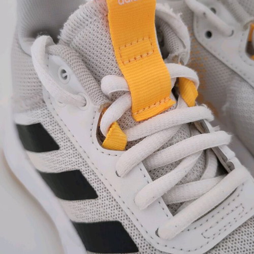 Adidas athletic shoes size 30 like new, grey and yellow