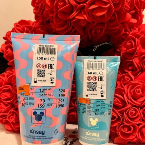 Disney Stitch body lotion and hand cream set, coconut scented, Sinsay
