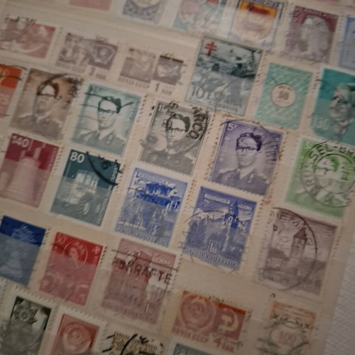 Stamp collection used from Germany