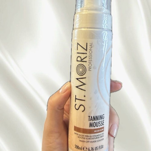 St. Moriz Self Tanning Mousse medium new, sealed