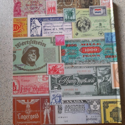 Collectible stamp album hardcover edition World War II new