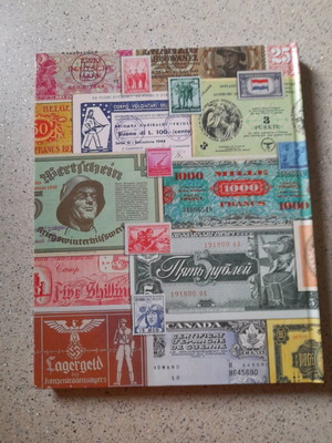 Collectible stamp album hardcover edition World War II new