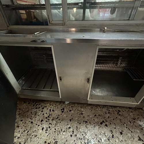 Refrigerated Display Case for Cheese and Cold Cuts like new, inox