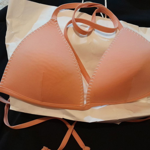 H&M bikini top size 42 like new, soft pink
