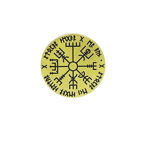 Viking Rune Compass Coin new, collector's souvenir
